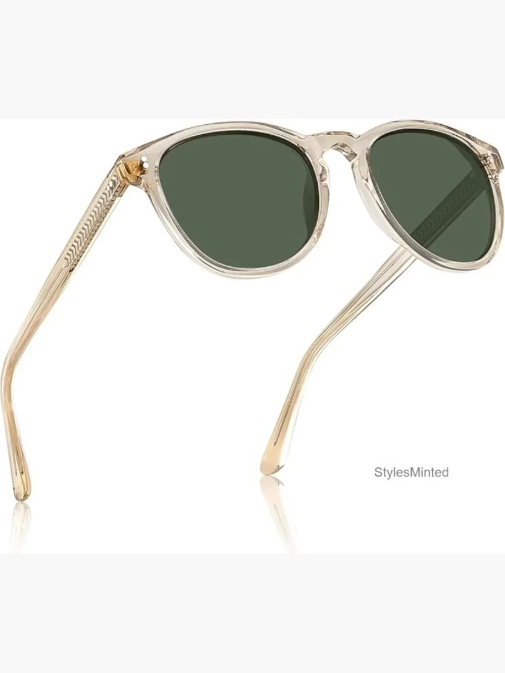 Polarized Acetate Sunglasses for Men Retro Square Sun Glasses Trendy